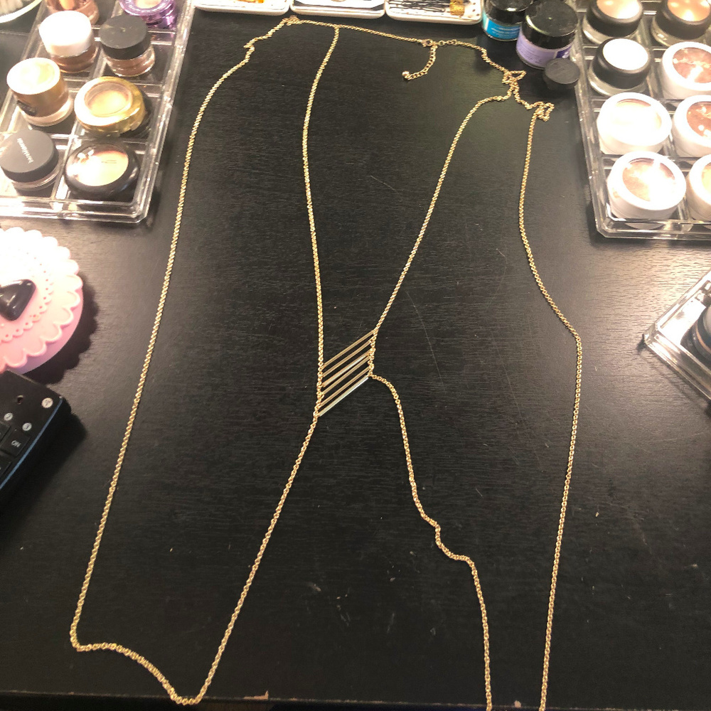 Gold Body Jewelry Chain